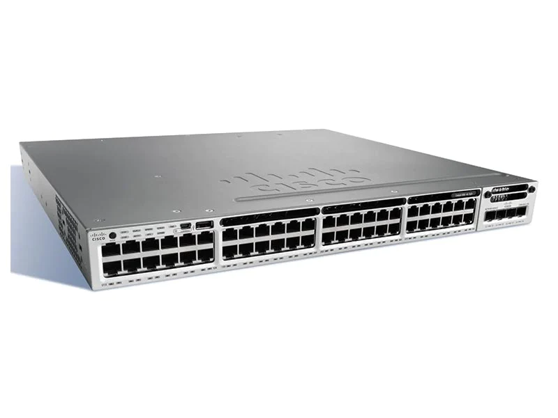 Cisco Catalyst Ws-C3850-48P-S - Layer 3 - 48 * 10/100/1000 Ethernet Poe+ Ports - Ip Base - Managed- Stackable Switch - Refurb