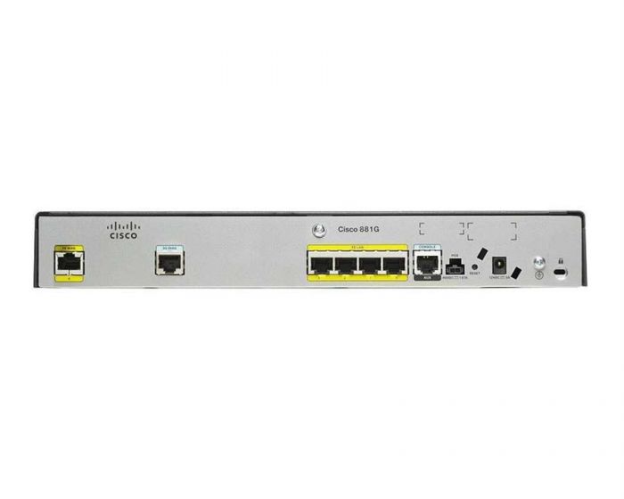 Cisco 881G 4 LAN 1 WAN Port Ethernet Security Router – Refurb