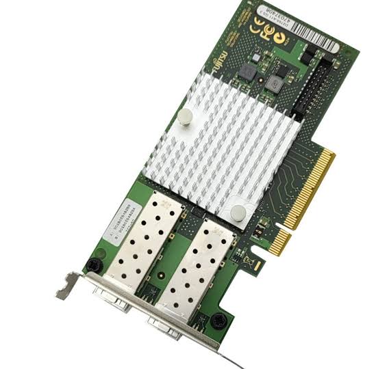 Fujitsu D2755-A11-GS-3 Dual Port 10Gbps Ethernet Controller PCIe – SFP+ – Refurb