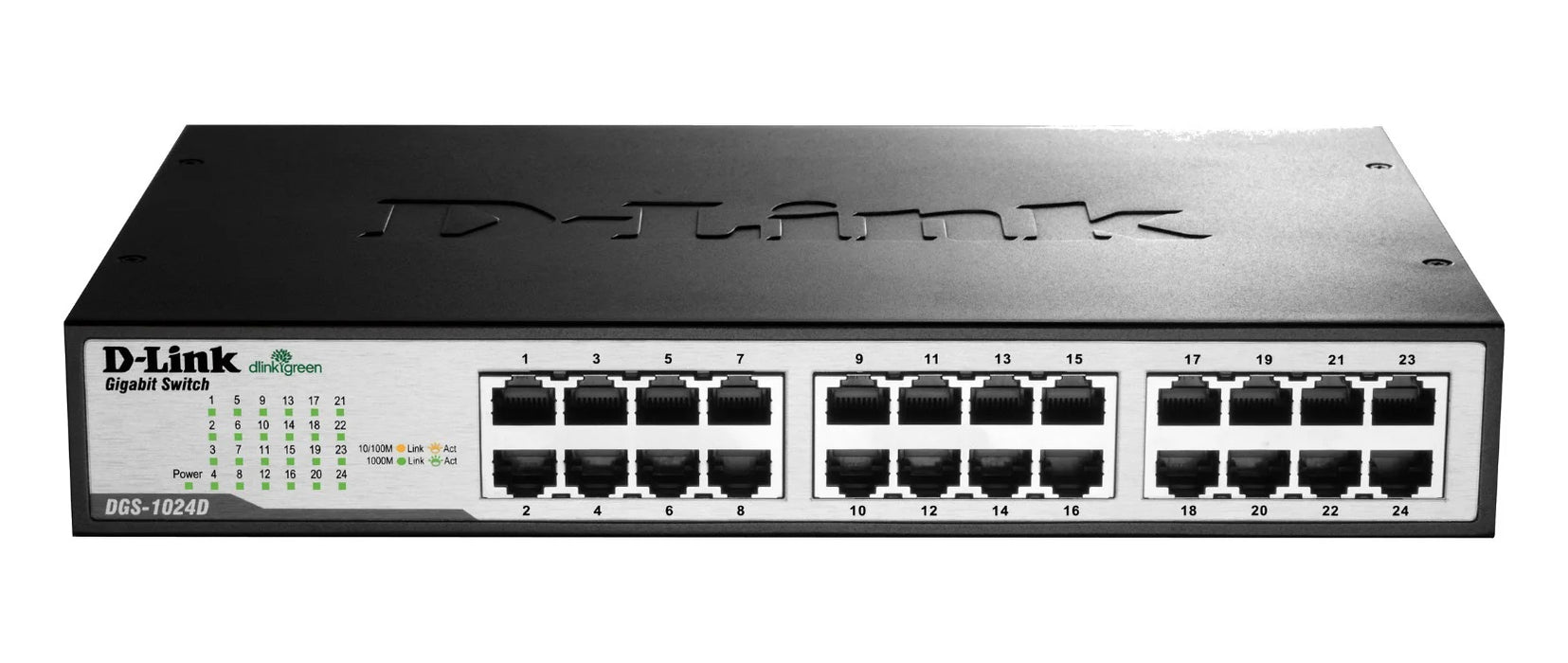 D-Link DGS-1024D 24-Port Gigabit Unmanaged Desktop Switch; Used