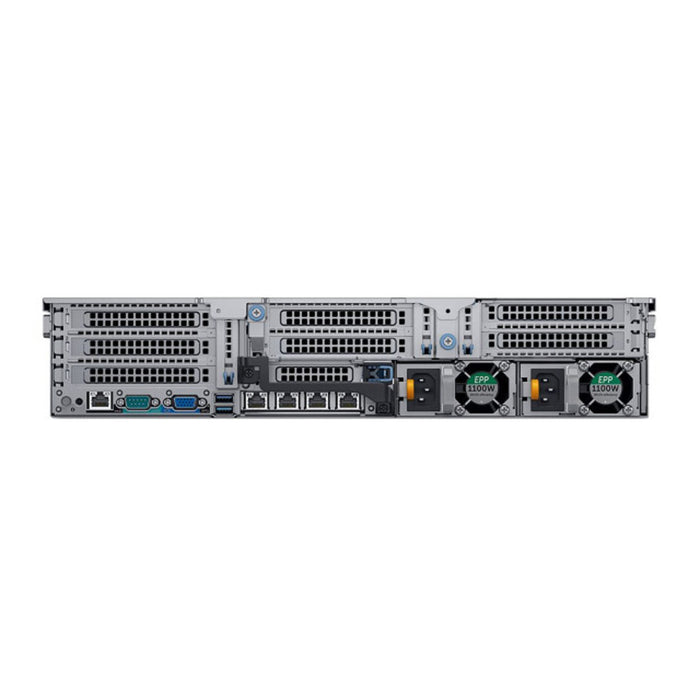 Dell PowerEdge R740XD VM Container Server - 2 x 24 Core Xeon Platinum 8160 - 512GB DDR4 - 8 x 3.2TB NVME SSD - HBA330 - Intel X710 DP 10GB - Intel I350 DP 1GB - Qlogic QL41262 DP 25GB x 2 - Dual 1100 Watt - 24 Bay 2.5" - Front Bezel & Rail Kit - Refurb