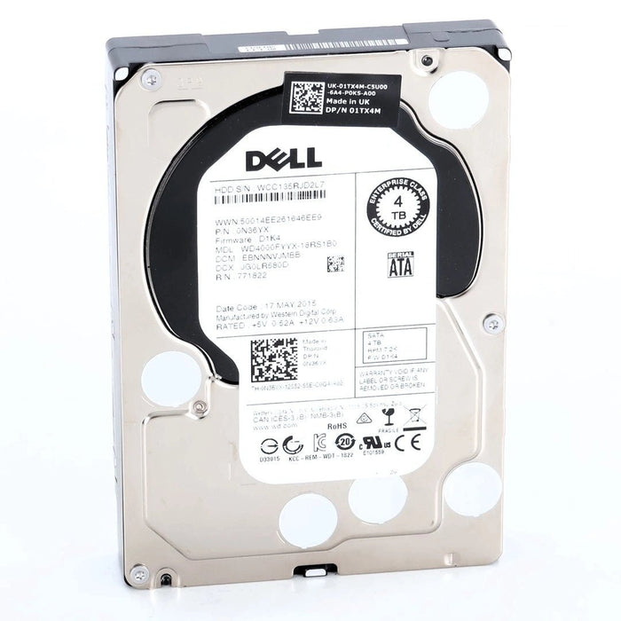 Dell WD4000FYYX-18RS1B0 3.5 Inch 4TB 7.2K RPM SATA Hard Drive – Refurb