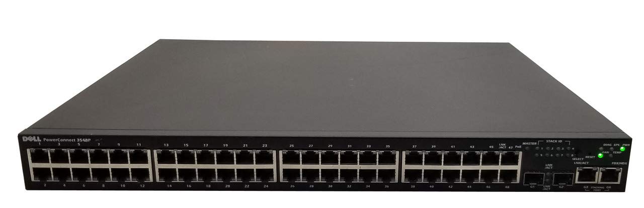 Dell PowerConnect 3548 48 Port Fast Ethernet Layer 2 Switch – Refurb