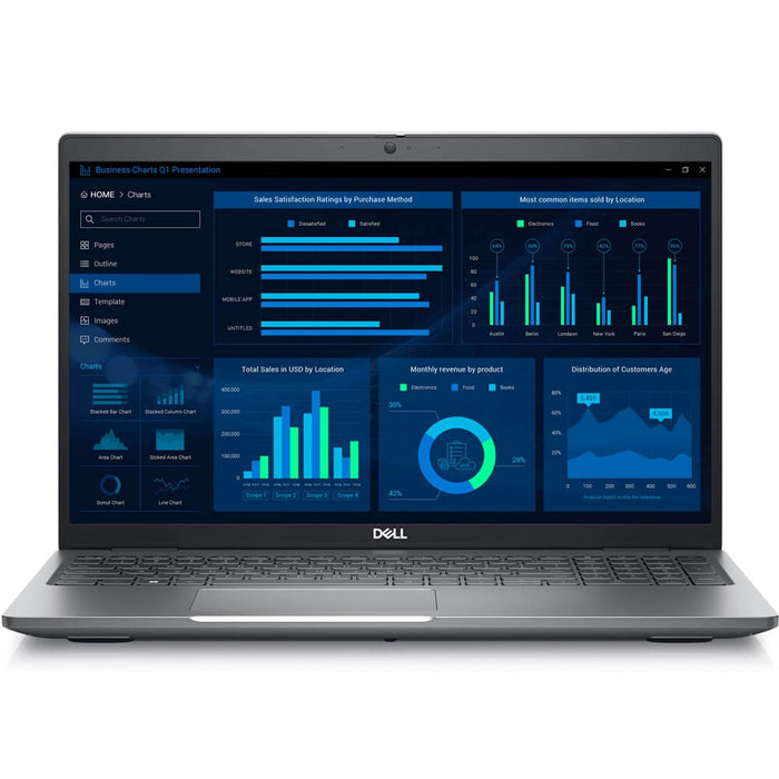 Dell Precision 3581 15.6 Inch Laptop - i7 13800H - 32GB DDR5 - 512GB NVME - RTX A500 - Win11Pro - Open box