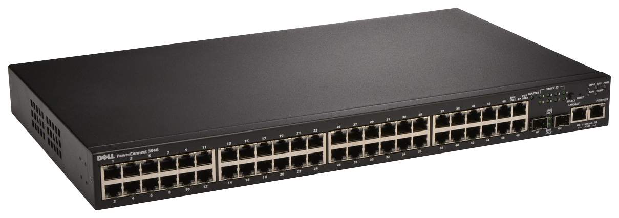 Dell PowerConnect 3548 48 Port Fast Ethernet Layer 2 Switch – Refurb