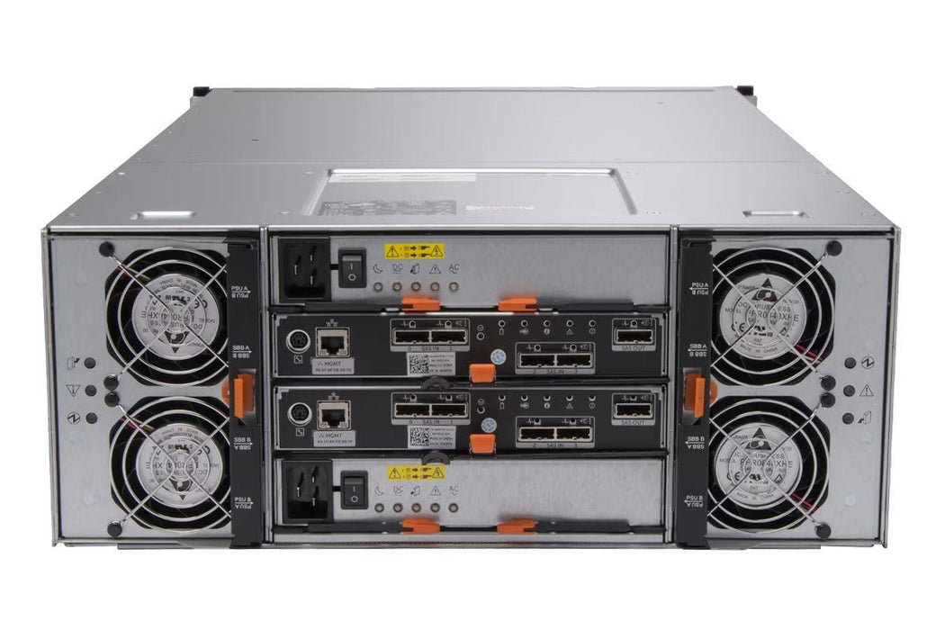 Dell PowerVault MD3260 Disk Array - 2 x Controllers - 2 x Fans - 2 x PSUs - 60 Bay LFF - Trays Included - No HDD - Rail Kit - Refurb