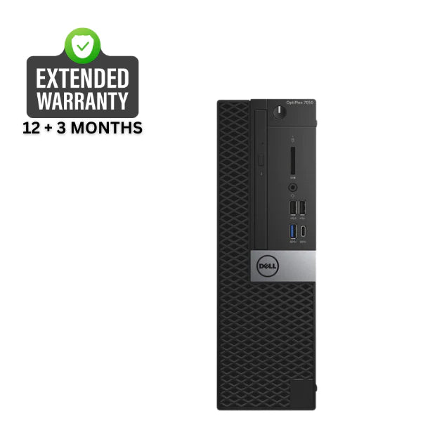 DELL OPTIPLEX 7050 SFF - I7 7700 - 8GB DDR4 - 500GB SATA HDD - WINDOWS 10 PRO 64 BIT - WINDOWS 10 PRO 64 BIT - REFURBISHED COMPUTER