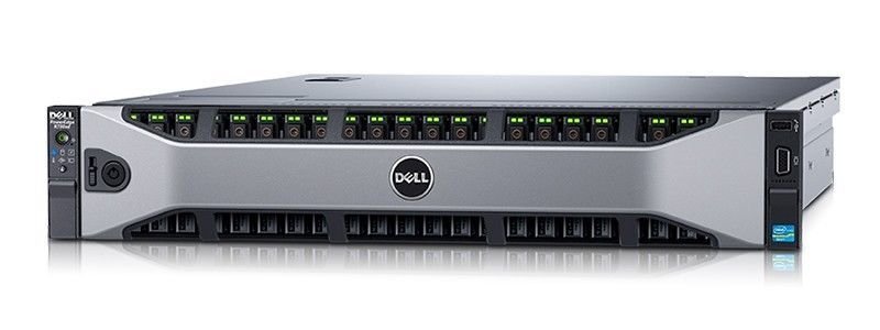 Dell PowerEdge R730XD 24 SFF Application Server; 20 Cores; 96GB PC4; 4 x 146GB; 14 x 300GB; Perc H730; QP 1GB; No Front Bezel; No Rail Kit; 2U Rackmount