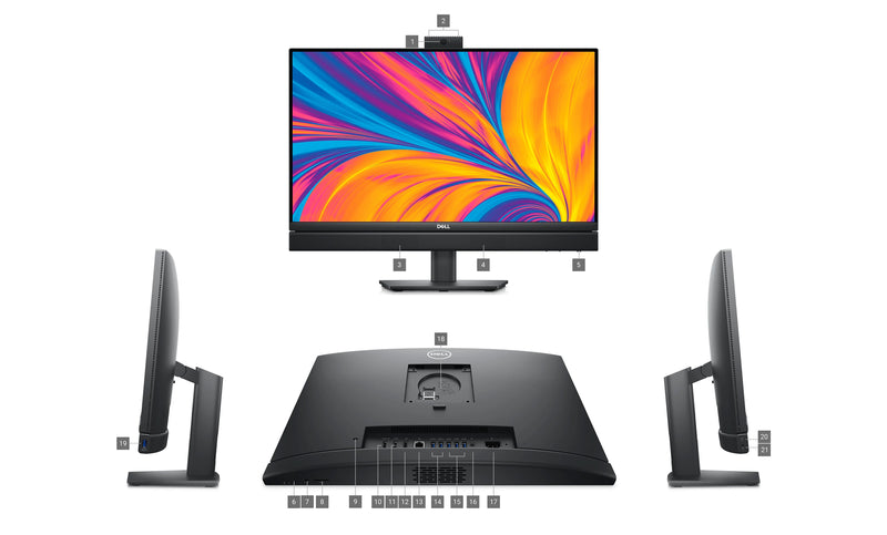 Dell OptiPlex 7420 Performance User 23.8 Inch AIO Computer - i5 14400T - 8GB DDR5 - 256GB NVMe - Win11Pro - New Special