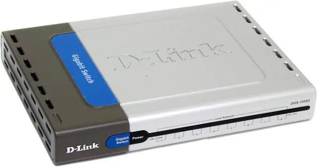 D-Link DGS-1008D 8 Port Gigabit Switch – Used