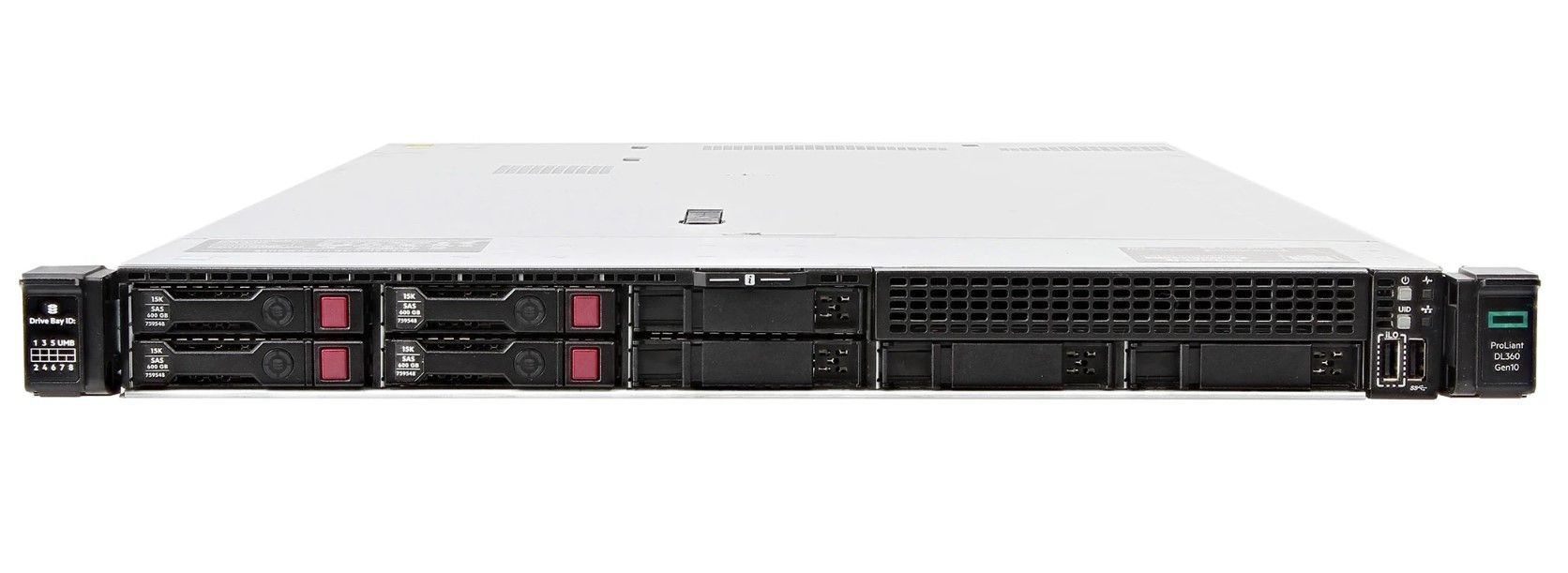 HP Proliant DL360 Gen10 8 Bay SFF Web Hosting Server - Xeon Silver 4110 - 64GB PC4 - 2 x 900GB SAS - 500W - E208i-SR - QP 1GB - 1U Rackmount - Refurb