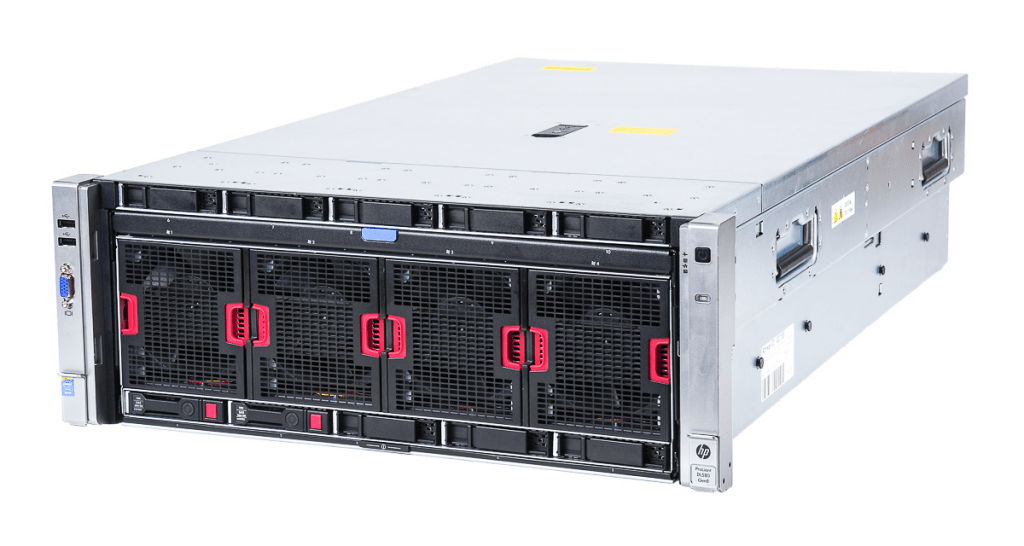 HP Proliant DL580 Gen8 4U Rackmount Server - 10 SFF - 4 x E7-4830 V2 - 256GB DDR3 - 5 x 300GB SAS - No Raid - Broadcom BCM5719 +10G - 2 x 1200 Watts - 5 x Blanks - Refurb
