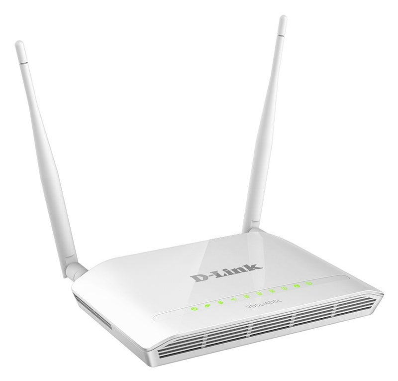 D-Link DSL-G225 Wireless N300 ADSL2/VDSL2 4 Port Router - Open box