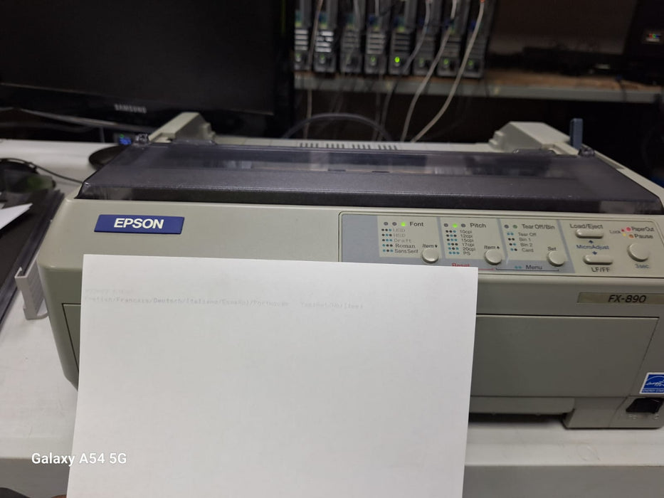 Pre-Owned Epson FX-890 9 Pin - Tested as is