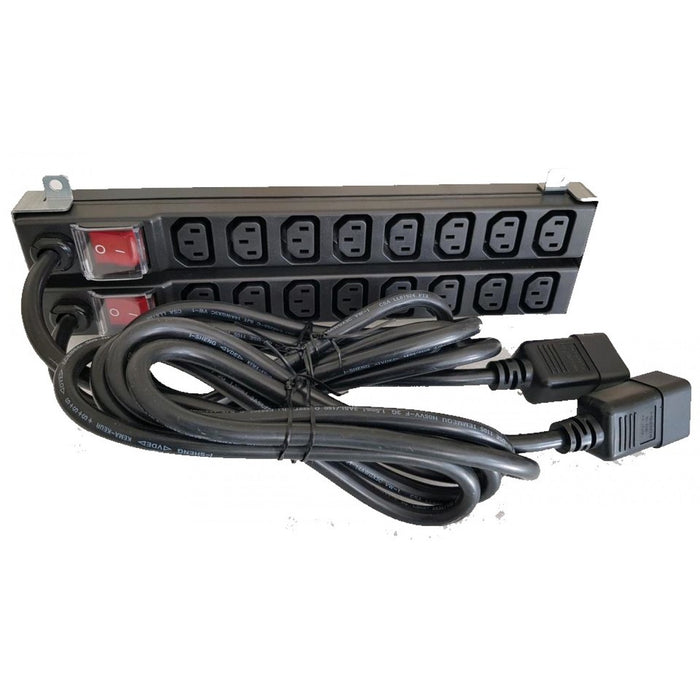 Dual Set Of HP 228480-002 252638-001 EO4601 C13 8 Outlets Modular PDU Extension Bar - Refurb