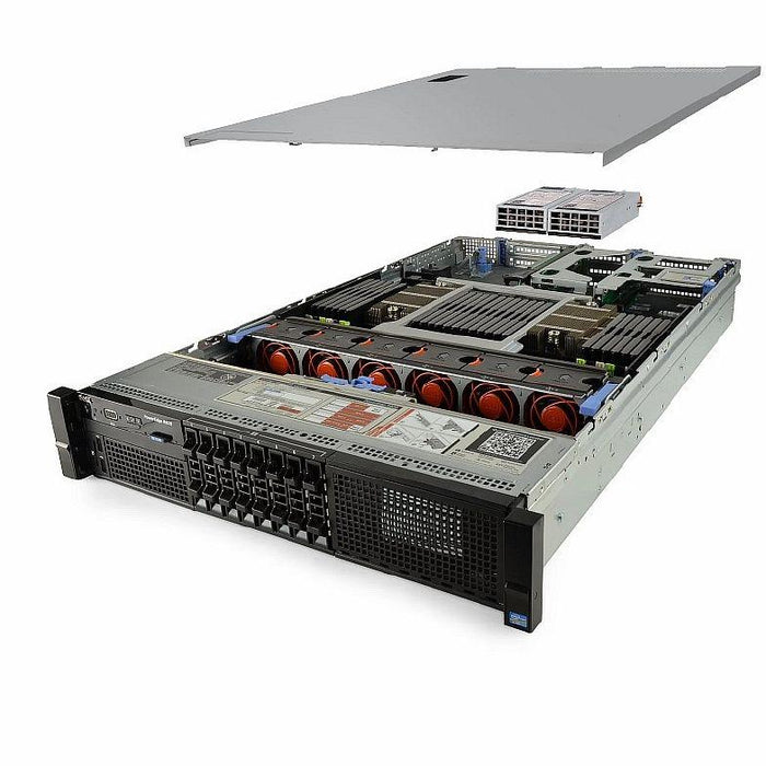 Dell PowerEdge R820 8 x 2.5" 2U Rack SQL Database Server – 4 x Xeon E5-4657L v2 – 720GB DDR3 – 2 x 900GB SAS – PERC H710 – DP 1GB + DP 10GB - Dual 1100W PSU – Refurbished