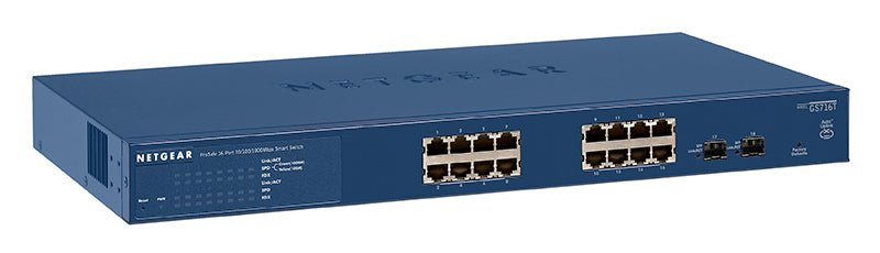 Netgear GS716T 16 Port Gigabit Smart Switch – Used