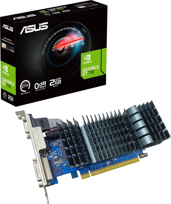 ASUS GeForce GT 710 2GB DDR3 EVO Graphics Card - New