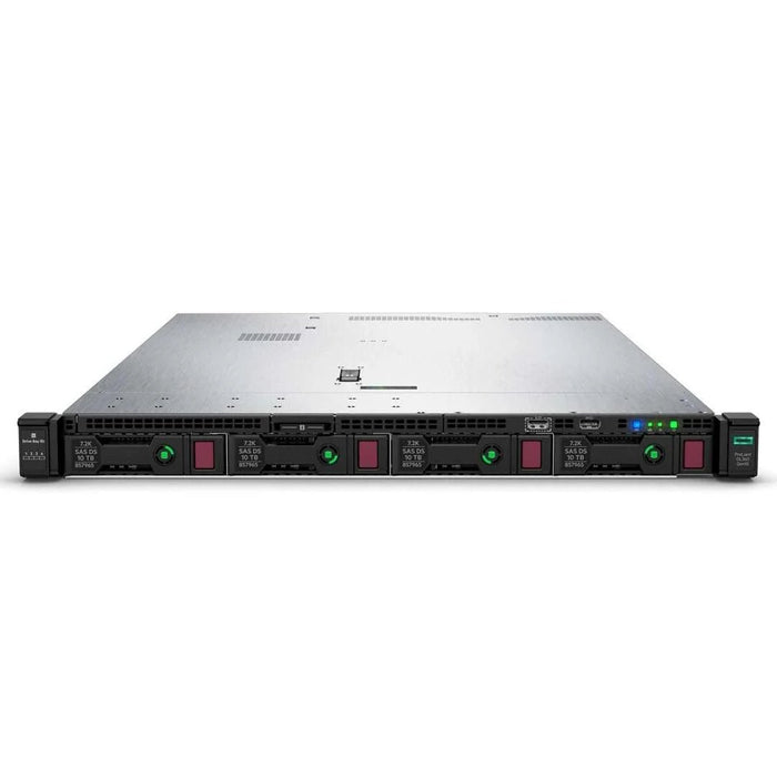 HP Proliant DL360 Gen10 Server; 2 x Xeon Silver 4114; 64GB PC4; 8TB SATA; 2 x 500W; P408i-A-SR; Rail Kit; No Front Bezel; 1U Rackmount; Refurb