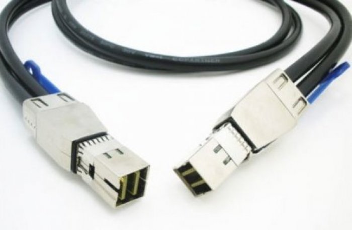 HP 691970-002 1M Mini SAS HD SFF-8644 to Mini SAS HD SFF-8644 Cable – New