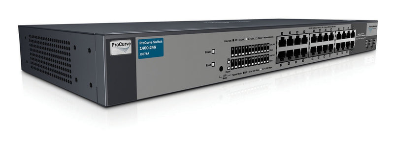 HP J9078A 24 Port Gigabit Unmanaged Ethernet Switch – Pre-Owned