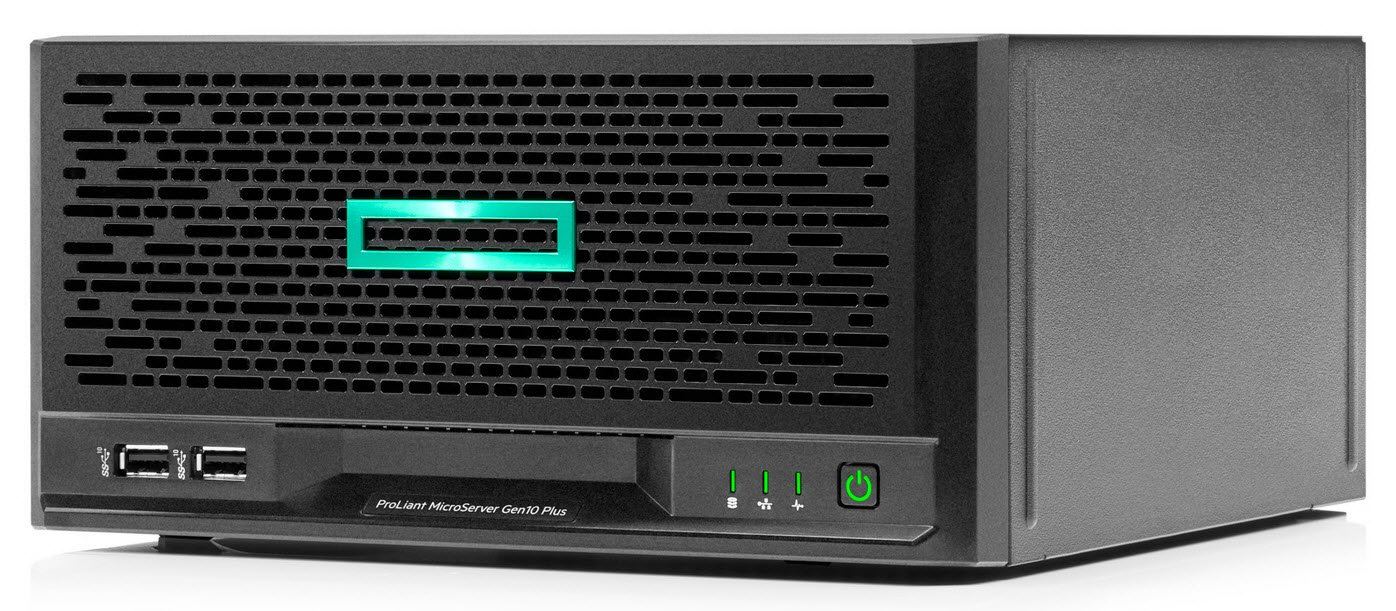 HPE ProLiant MicroServer Gen10 Plus Ultra Micro Tower – 4 LFF – Xeon E-2224 – 16GB DDR4 – 256GB SSD – Intel i350 – 1 x 180 Watts – Refurb