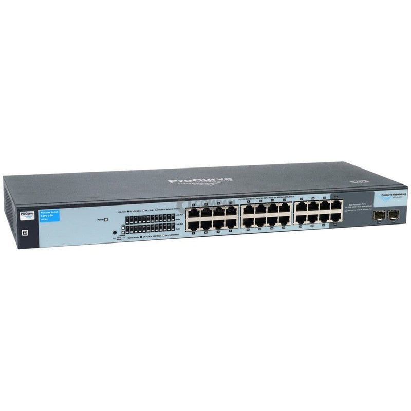 HP J9078A 24 Port Gigabit Unmanaged Ethernet Switch – Pre-Owned