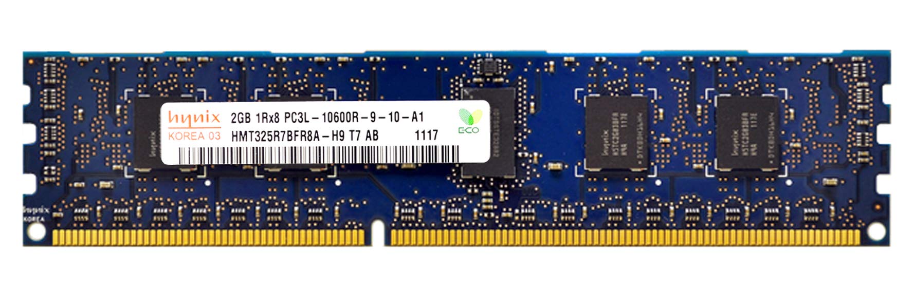 SK Hynix 2GB 1Rx8 PC3-10600R-9-10-A1 DDR3 Server RAM - Refurb
