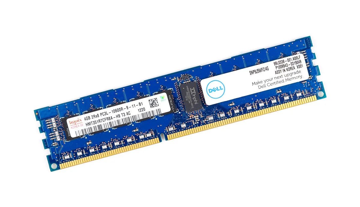 Hynix 4GB 2Rx8 PC3L-10600R-9-12-B1 DDR3L Server RAM – Refurb