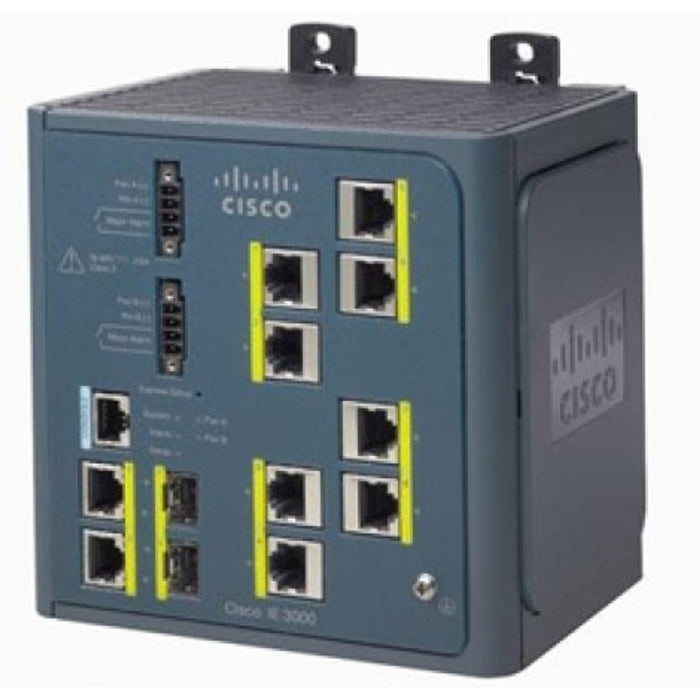 Cisco IE-3000-8TC 8 10/100 + 2T/SFP Rugged Industrial Ethernet Switch – Open Box