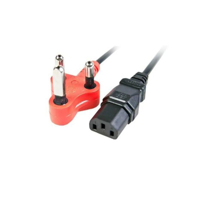 Pre-Owned IEC Single Head Kettle Power Cord 1.8M - Red Plug