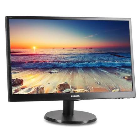 Phillips 243V5Q 23.6-Inch Full HD MVA LED Monitor – HDMI, DVI & VGA - Pre-Owned