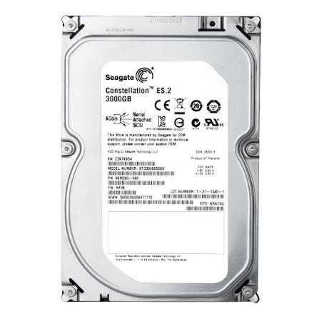 Seagate ST33000650SS 3.5 Inch 3TB 7200RPM 6Gb/s SAS Hard Drive – Refurb