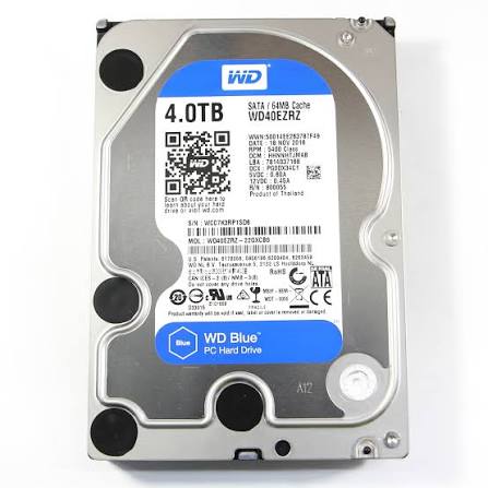 Western Digital WD40EZRZ-22GXCB0 3.5 Inch 4TB 5400RPM 6Gb/s SATA Hard Drive – Refurb