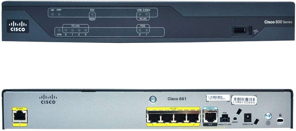 Cisco 881G Isr Router - Used Router — ITAD Store