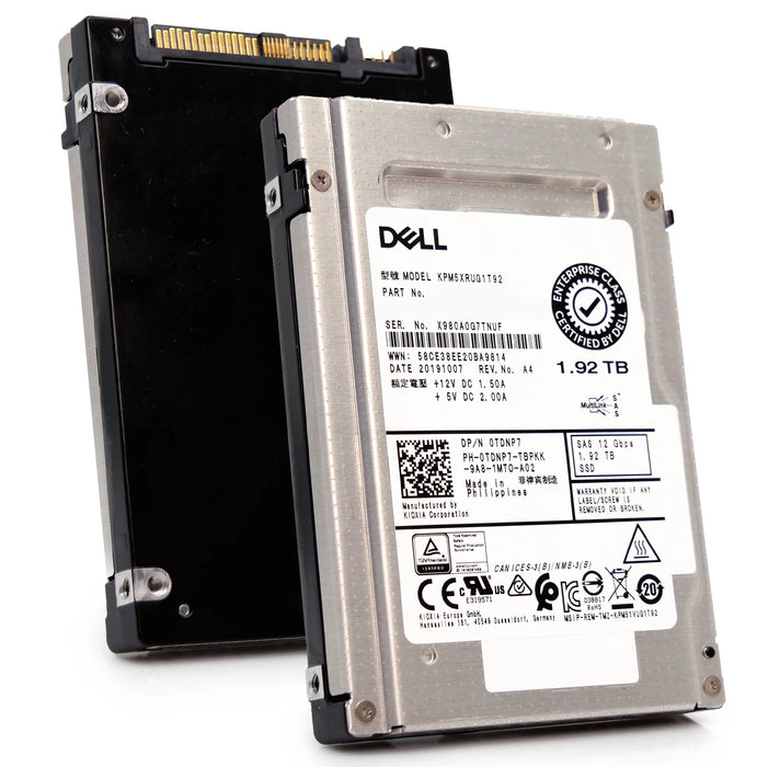 Dell KPM5XRUG1T92 2.5 Inch SFF 1.92TB 12Gbps SAS Enterprise Hard Drive for Servers – Refurb