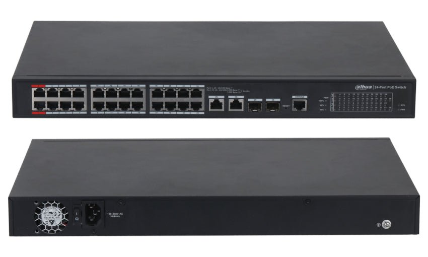 Dahua DH- PFS4226-24ET-360 24 Port PoE Ethernet Managed Switch - Refurb