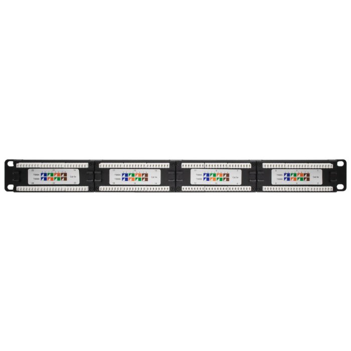 Linkbasic 24 Port Cat5e Rack Mount Patch Panel – Refurb