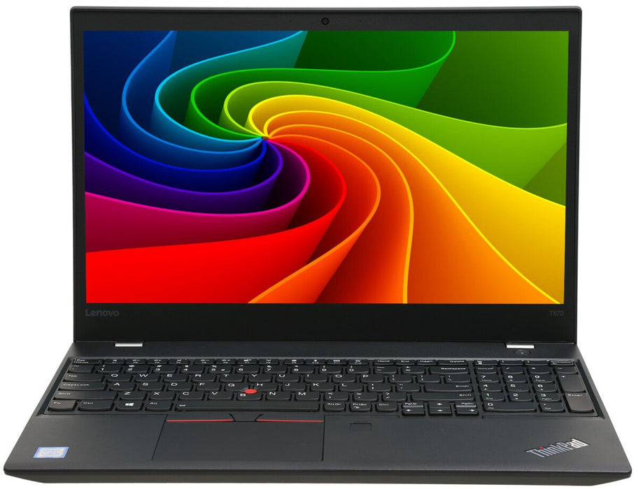 Lenovo ThinkPad T570 15.6 Inch Business Laptop; i5 7200u; 8GB PC4; 128GB SSD; Win10Pro; Refurb