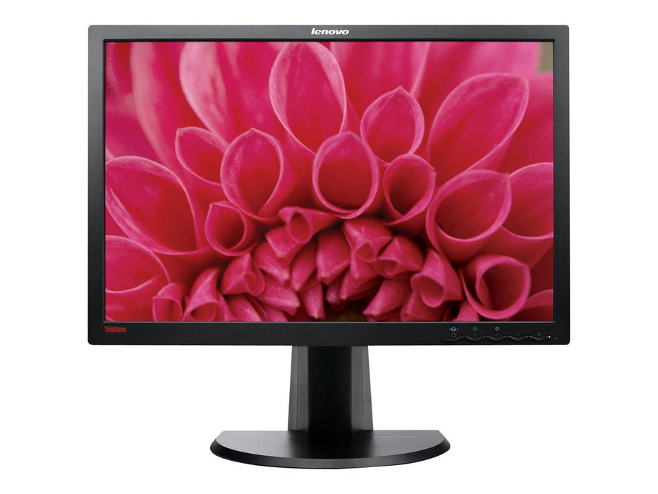 Lenovo ThinkVision LT2452p 24 Inch IPS Monitor - VGA, DisplayPort & DVI-D - Pre-Owned