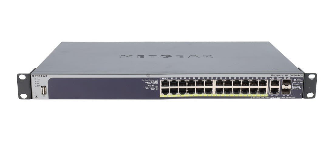 Netgear M4100-26G GSM7224v2h2 ProSAFE 26-Port Gigabit L2+ Managed Switch – Used