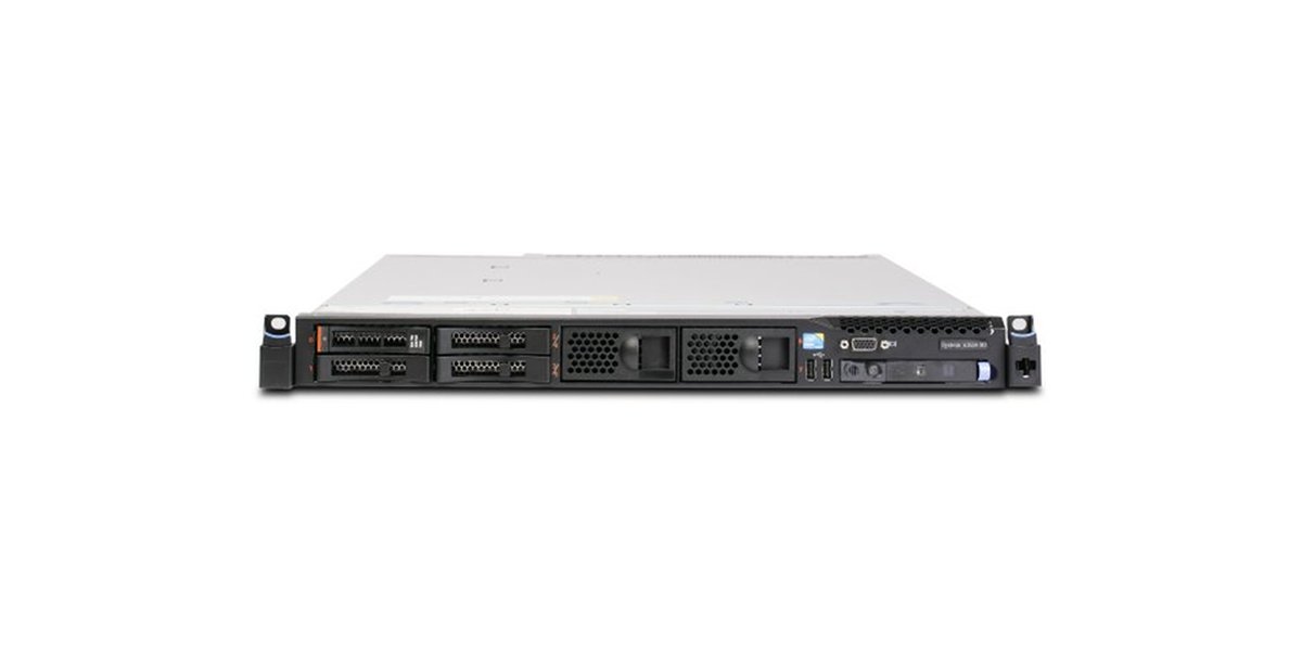 IBM SYSTEM X3550 M3 - 4 BAY 2.5" - 1 X XEON E5506 - 12GB DDR3 - NO CADDIES - NO DRIVES - NO RAIL KIT - 1U ENTERPRISE SERVER