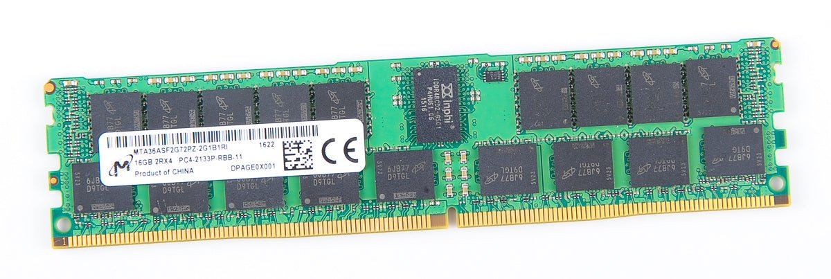 Micron 16GB 2Rx4 PC4-2133P-RBB-11 DDR4 Server RAM – Refurb