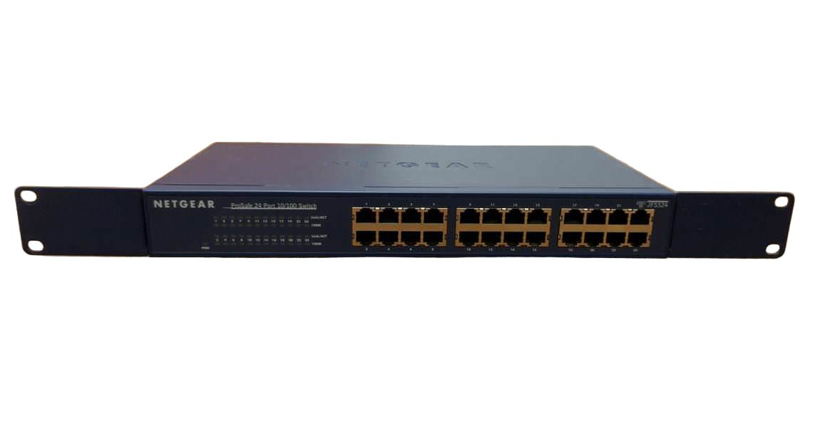 Netgear JFS524 ProSafe 24 Port 10/100 Unmanaged Switch – Used