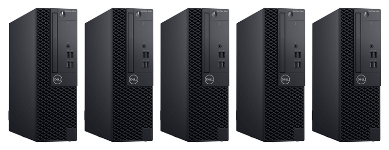 5 x Dell OptiPlex 3060 SFF Business Computer Set – i5 8400 – 16GB DDR4 – 256GB SSD – Win11 Pro – Refurb Special