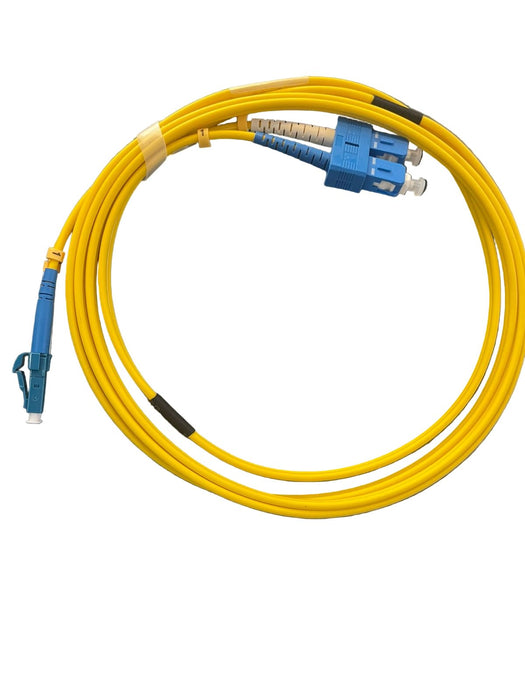 PatchCord 2SCLC2.8SM-2 SC/UPC–LC/UPC 9/125 Duplex 2.80mm 2m LSZH Single Mode Duplex Fiber Optic Cable – New