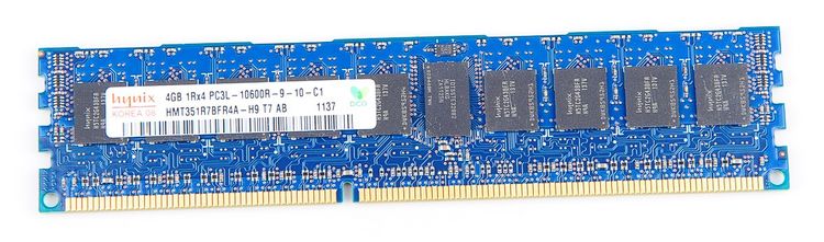 Hynix 4GB 1Rx4 PC3L-10600R-9-10-C1 DDR3 Server RAM – Refurb
