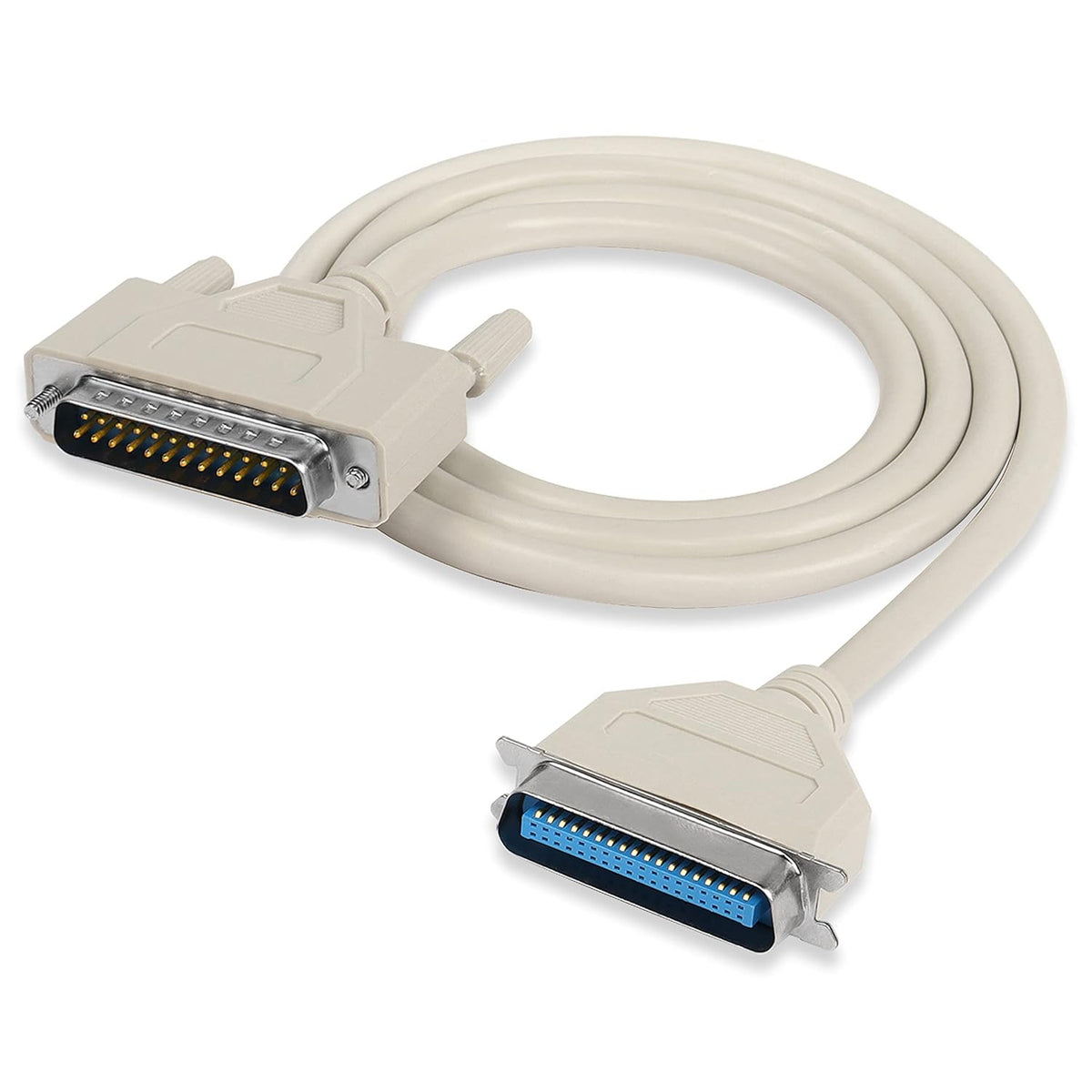 DB 25 Pin MALE - Centronics 36 Pin MALE 1.5M Parallel Printer Cable ...