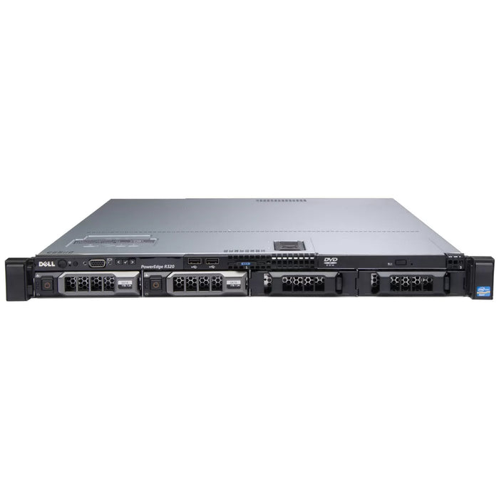 Dell PowerEdge R320 1U Rackmount Server – 4 LFF – Xeon E5-1410 v2 – 16GB DDR3 – 2 × 500GB SATA – PERC H310 Mini – Broadcom BCM5720 – 2 × 550W – Refurb