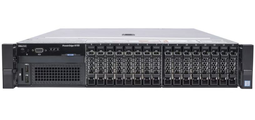 Dell PowerEdge R730 2U Rackmount Server – 16 SFF – 2 × Xeon E5-2687W v4 – 768GB DDR4 – 2 × 960GB SSD + 2 × 1.2TB SAS – HBA330 Mini – 10Gb Ethernet 2-Port + 1Gb Ethernet 2-Port – Mellanox MT27500 – 2 × 750W – Refurb